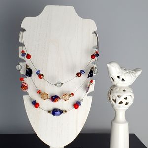 Ruby Rd. Multi-Strand Beaded Necklace